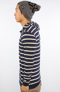 all day the henley hoody in navy cream stripes sale $ 33 95 $ 45 00 25