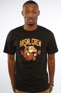 ARSNL The Street Tee in Black Concrete