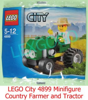 Lego City 4899 Country Farmer Tractor Minifigure New