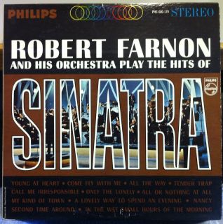 ROBERT FARNON plays the hits of frank sinatra LP VG+ Promo PHS 600 179