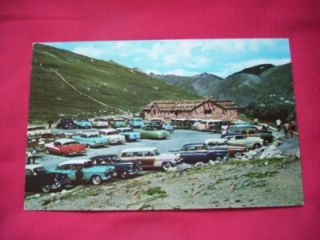1956 Fall River Pass Museum Store WY Vintage Postcard
