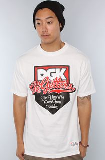 DGK The Stealin Home Tee in White Concrete