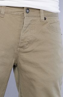 KR3W The K Slim Slim Fit Twill Pant in Khaki