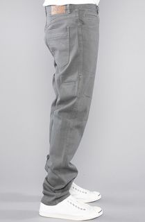 LRG The Wordsmith Twill Slim Straight Jean in Dark Charcoal