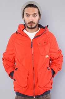 Supremebeing The Chute Jacket in Rescue Red