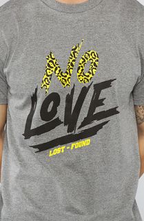 TRUKFIT The No Love Tee in Graphite Heather