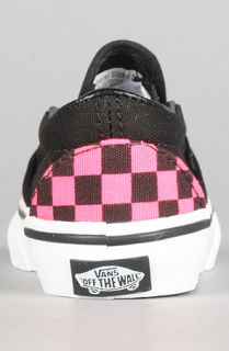 Vans Footwear The Toddler Classic SlipOn Sneaker in Black and Pink
