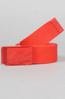 Vans The Conductor Web Belt in Brand Red