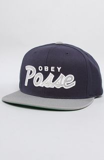 Obey The Obey Posse Hat in Navy Grey Concrete