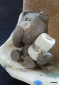 Hand Made Estes Park Colorado Mug with Bear 3 75 RARE