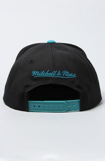 Mitchell & Ness The San Jose Sharks Tri Pop Snpback Hat in Black Teal