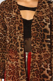  the matt throw over animal open blouse in leopard sale $ 26 95 $ 78 00