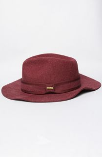 deLux The Bronwyn Hat in Burgundy Concrete