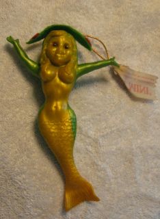 1966 Russ Berrie Mermaid Fini Mini Jiggler Oily Creature Squigglies