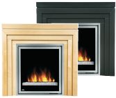 Napoleon EF30 Electric Fireplace Flush Wall Mount w Heater and Remote