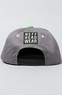 NEFF The Court Cap in Grey Black Concrete