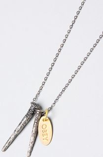 Obey The Craftsman Necklace Silver Concrete