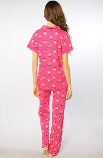  premium julius pajama pant set in hot pink $ 37 00 converter share on