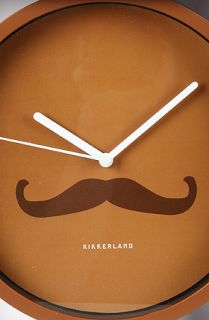 Kikkerland The Mustache Monsieur 8 Inch Wall Clock