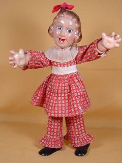 Vintage Composition Flexy Doll Ideal Baby Snooks Fanny Brice 1938