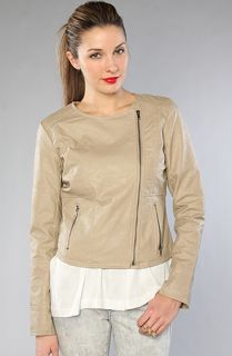 Jack BB Dakota The Hyde PU Leather Jacket in Tan