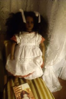 Annette Himstedt doll Fatou.Orig. papers,cert,box.Shes fine.