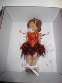 Madame Alexander 8 Doll Fairy of Fire 42220 w Box Red Dress Sequins