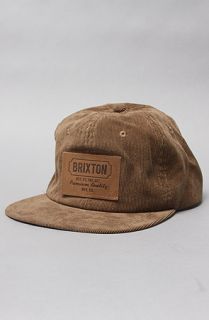 Brixton The Clark II Hat in Brown Concrete