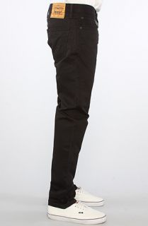 Levis The 511 Pants in Rinsed Twill Black