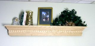 Oak Dentil Wooden Fireplace Mantel Mantle Shelf Customize to Meet Your