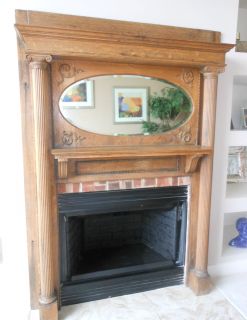 Fireplace Surround Antique Mantel