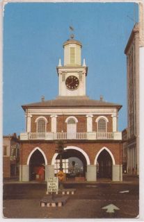 Fayetteville North Carolina Postcard Ye Olde Market House w 1957