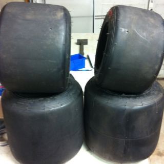 Firestone And Vega Tires Complete Set Yjf Mbh Racing Go Kart Tire