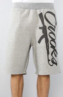 Crooks and Castles The AK Shorts in Speckle Heather Grey  Karmaloop