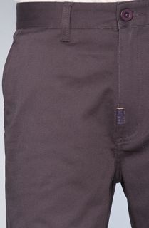 LRG The Children Of Vision True Straight Fit Chino Shorts in Plum