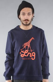 LRG The Researchicon Crewneck Sweatshirt in Navy