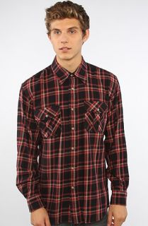 Pendleton The Kingston Buttondown Shirt in Black Red