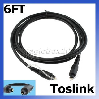 Foot Digital Optical Audio Toslink Cable Gold Plated