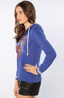  ness the ny knicks vintage zip hoody in blue sale $ 51 95 $ 90 00