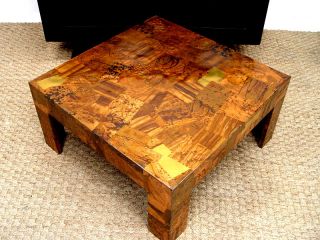 Coffee Table Paul Evans Copper Brass Mid Century Modern Hollywood