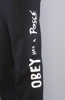 Obey The Obey Has A Posse Sweatpants in Black