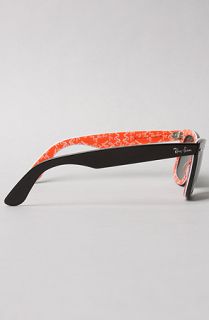 Ray Ban The Original Wayfarer in Black with Red Texture  Karmaloop