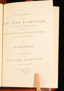  An Account Of The Revd John Flamsteed Astronomer Royal Francis Baily