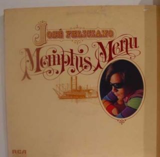 JOSE FELICIANO memphis menu LP VG LSP 4656 Vinyl 1972 Record