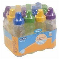 Evenflo Baby Infant Feeding Bottles BPA Free 12 Pack Tint Bottle 8 oz