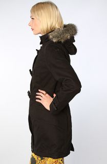 Spiewak The McElroy Hooded Parka With Removable Faux Fur in Black