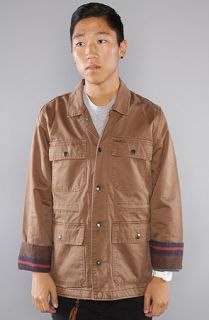 Obey The Loner Jacket in Brown Concrete