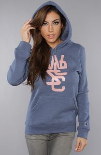 WeSC The Overlay Hoody in Indigo Melange