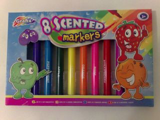 Fruit Scented Smelly Markers Felt Tip Pens Colourng Pens for