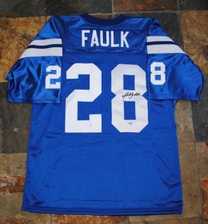 Marshall Faulk Hand Signed Autographed Jersey PSA DNA